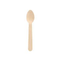 1000 Löffel Holz "pure" 14 cm