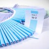 Doppellose am Ring, 100 Tombola Lose  mit Doppelnummern 1-100