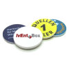 1000 runde Chips indiv. bedruckt - farbiger Druck transparent-gelb 30 mm einseitig