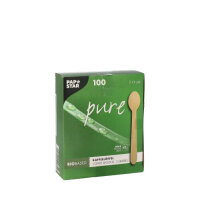 1000 Kaffeelöffel, Holz "pure" 11 cm