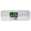 1000 Teller, Pappe "pure" eckig 8 cm x 23 cm weiss