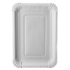 500 Teller, Pappe "pure" eckig 18 cm x 26 cm weiss