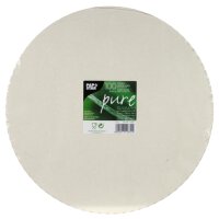 500 Tortenunterlagen, Pappe "pure" rund Ø 30 cm weiss mit gezacktem Rand