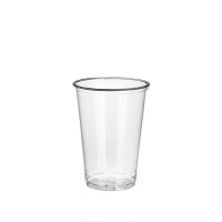 3000 Kaltgetränkebecher, PLA "pure" 0,2 l Ø 7,03 cm · 9,7 cm glasklar