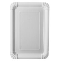 375 Teller, Pappe "pure" eckig 16,5 cm x 23 cm...