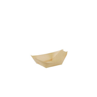 500 Fingerfood - Schalen, Holz pure 8,5 cm x 5,5 cm Schiffchen