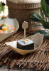 500 Fingerfood - Schalen, Holz "pure" 8,5 cm x 5,5 cm "Schiffchen"