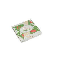 100 Pizzakartons, Cellulose pure eckig 20 cm x 20 cm x 3 cm