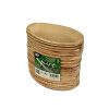 100 Schalen, Palmblatt "pure" oval 300 ml 20 cm x 12,5 cm x 3 cm