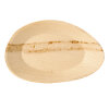 100 Teller, Palmblatt "pure" oval 26 cm x 17 cm x 2,5 cm