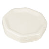 500 Teller, Pappe "pure" 8-eckig 23,5 cm x 23,5 cm weiss