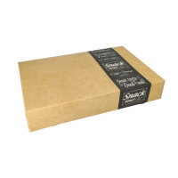 50 Transport- und Catering-Kartons "pure" eckig 8 cm x 31,5 cm x 46,2 cm "Good Food" mittel