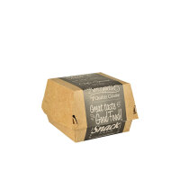 500 Burgerboxen, Pappe "pure" 7 cm x 9 cm x 9...