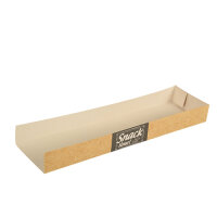 750 Snacktrays, Pappe "pure" 3 cm x 7,5 cm x...