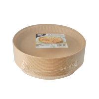 100 Backformen "pure" 835 ml Ø 24,6 cm · 2,3 cm braun