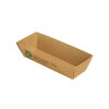 960 Snacktrays, Pappe "pure" 3 cm x 3,3 cm x 10,5 cm braun "100% Fair"