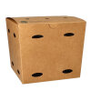 250 Pommes-Frites-Boxen, Pappe "pure" 14 cm x 14,5 cm x 14,5 cm braun "100% Fair" groß