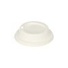 1000 Dom-Deckel, Zuckerrohr "pure" Ø 9 cm · 2,5 cm weiss