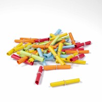 Röllchenlose bunt, 50 Gewinnlose, mögliche Nummerierung 1 - 1000 Paket 1 - 200 (4 Pack mit je 50 Stk.)