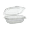 300 Feinkost- und Salatschalen mit Klappdeckeln, PLA "pure" 375 ml 4,8 cm x 16,1 cm x 13,2 cm glasklar