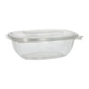 200 Feinkost- und Salatschalen mit Klappdeckeln, PLA "pure" 1000 ml 7,6 cm x 20,5 cm x 16,8 cm