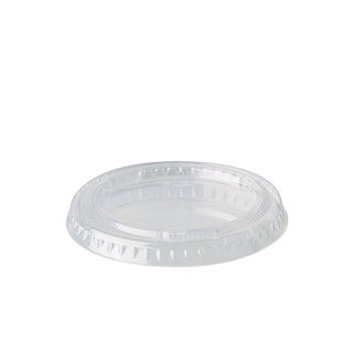 500 Deckel für Portionsbecher, PLA pure rund Ø 6 cm transparent