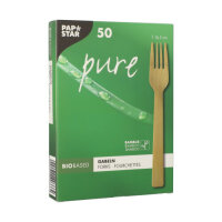 1000 Gabeln, aus Bambus "pure" 16,5 cm