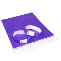 Eintrittsbänder Tyvek® 1000 Stück - Farbe wählbar lila