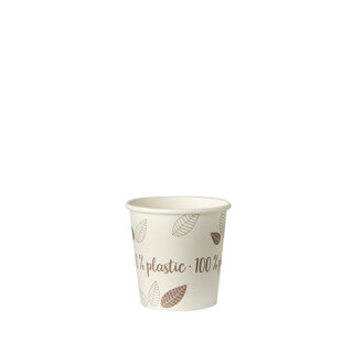 2000 Trinkbecher, Pappe "pure" 0,1 l Ø 6,3 cm · 6 cm "ZERO"