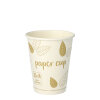 1000 Trinkbecher, Pappe "pure" 0,2 l Ø 8 cm · 9,2 cm "ZERO"
