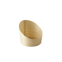 250 Snackbecher, Holz "pure" Ø 8,2 cm · 8,5 cm