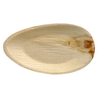 100 Teller, Palmblatt "pure" oval 32 cm x 18 cm...