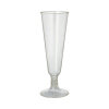 240 Stiel-Gläser für Sekt, PLA "pure" 0,1 l Ø 5,5 cm · 16,5 cm glasklar mit glasklarem Fuß
