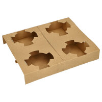 100 Tragetabletts, Pappe "pure" 3,6 cm x 19,8...