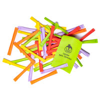 bunte Regenbogenlose - 1000 Nieten mit dem Text "Leider kein Gewinn"